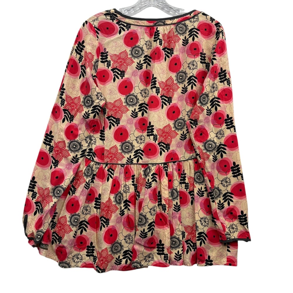 Matilda Jane‎ Women's Mistletoe Magic Peasant Top Long Sleeve Boho Retro Size Sm - Picture 2 of 7